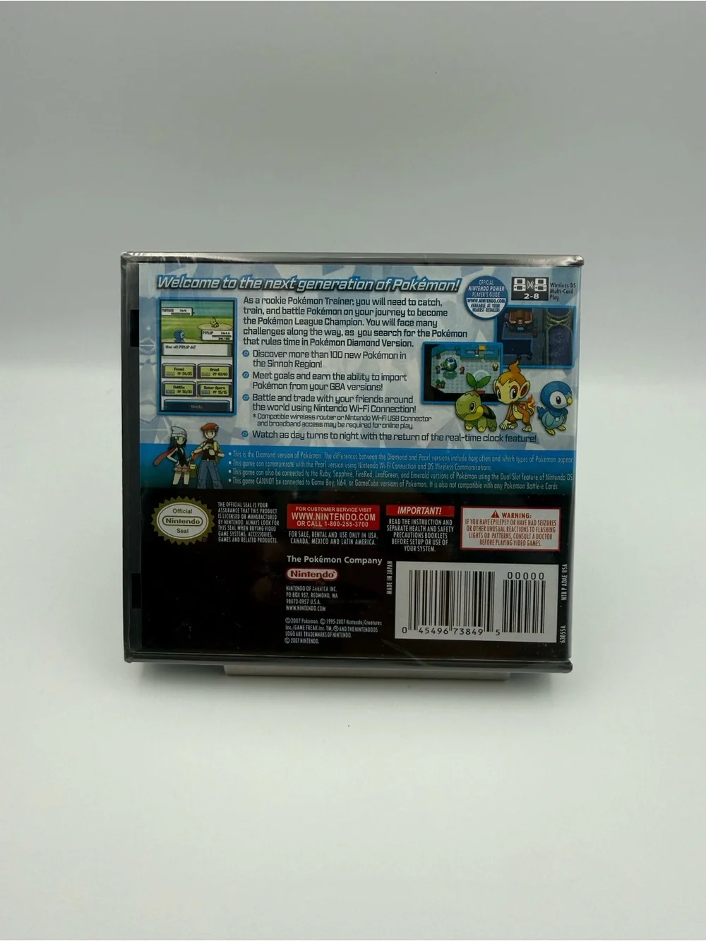 Pokémon Diamond Version Nintendo DS USA Version